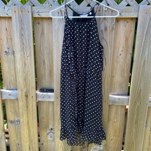 Reitmans Black and White Polkadot Dress
